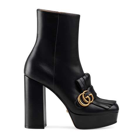 gucci winter shoes women|gucci marmont fringe boots.